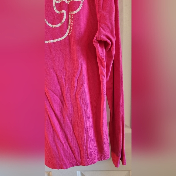 Vineyard Vines Hot Pink Medium Cotton Long Sleeve Whale Tshirt - Picture 3 of 8